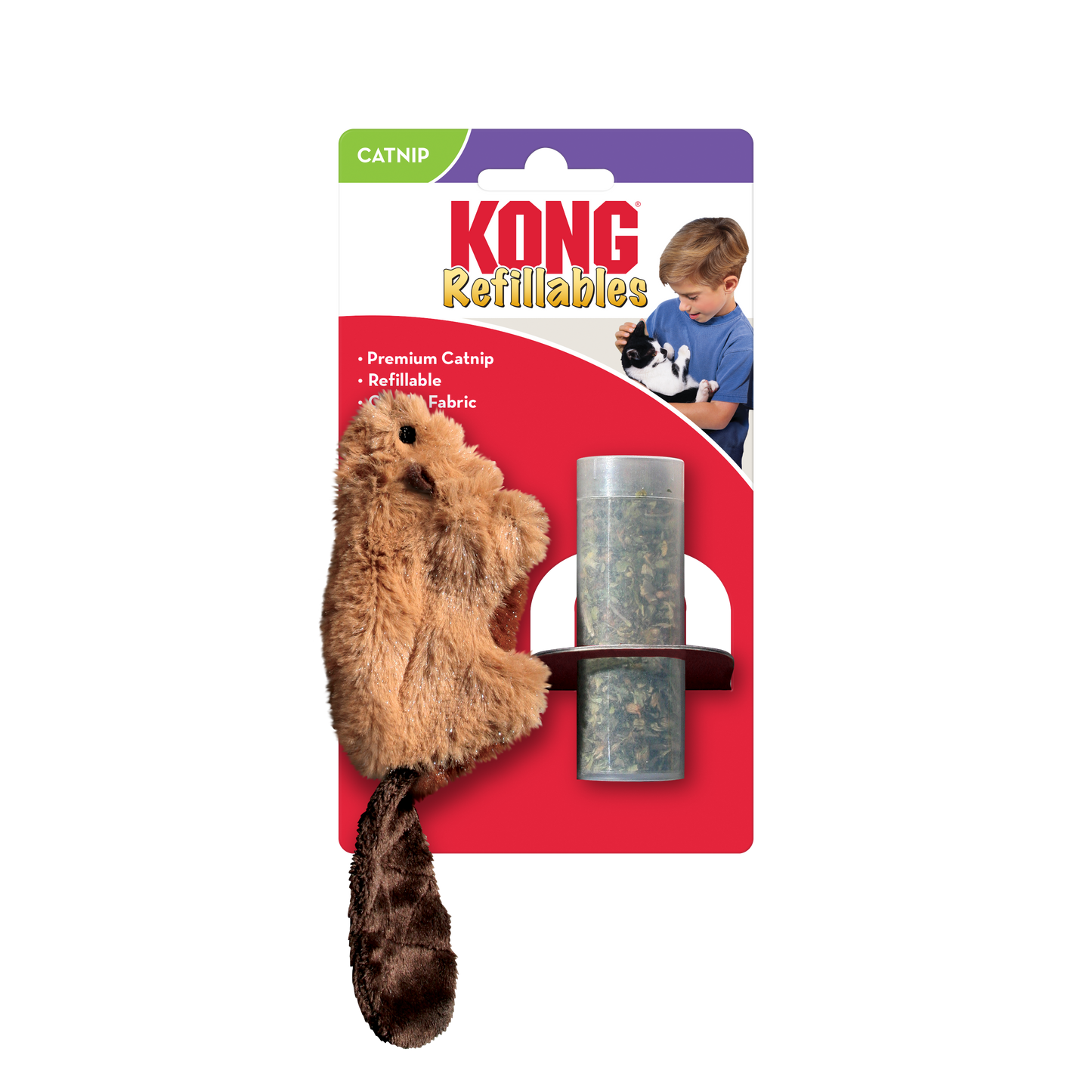 KONG Refillables Beaver Catnip