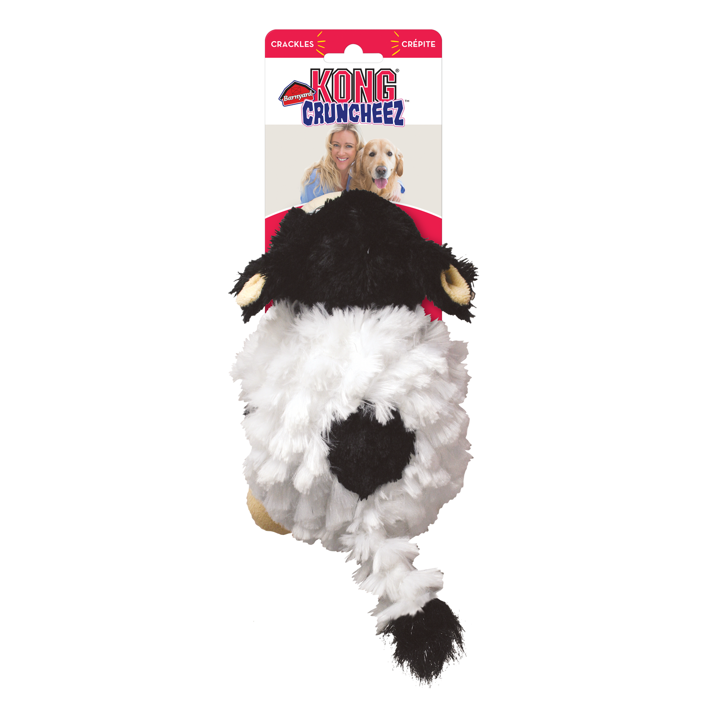 KONG Cruncheez Barnyard Cow Large