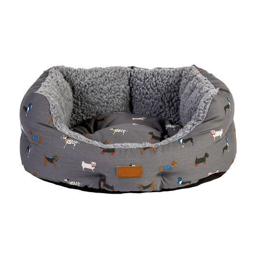 Danish Design FatFace Marching Dogs Deluxe Slumber Beds 61cm