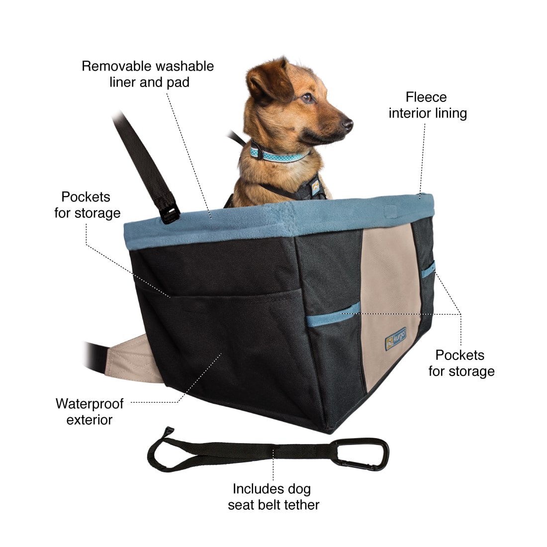 Kurgo Rover Dog Booster Seat