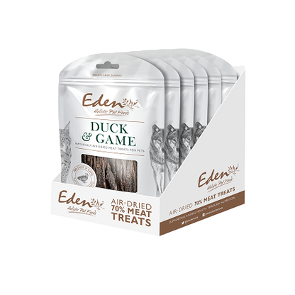 Eden Duck and Game Treat for Dogs and Cats All Life Stages - 100g