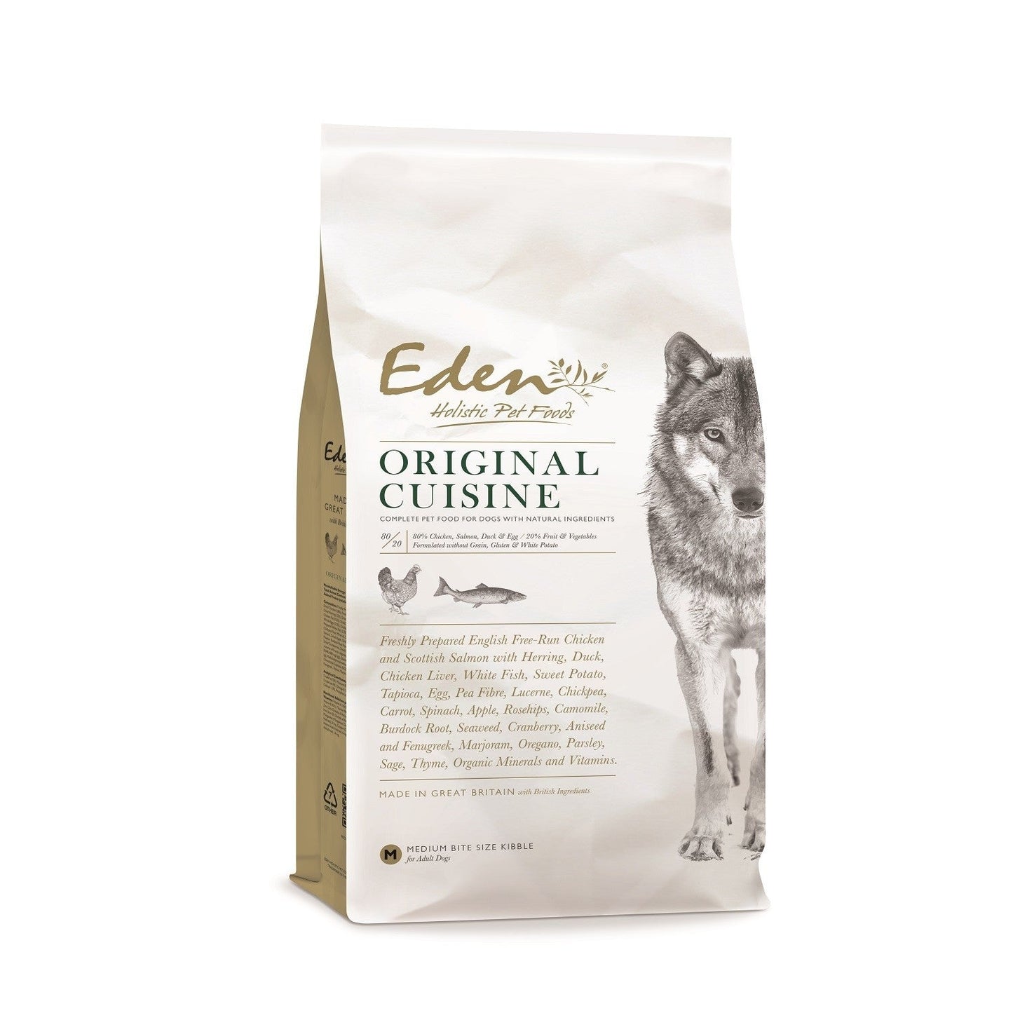 Eden 80/20 Original Cuisine Medium Kibble Adult Dry Dog Food