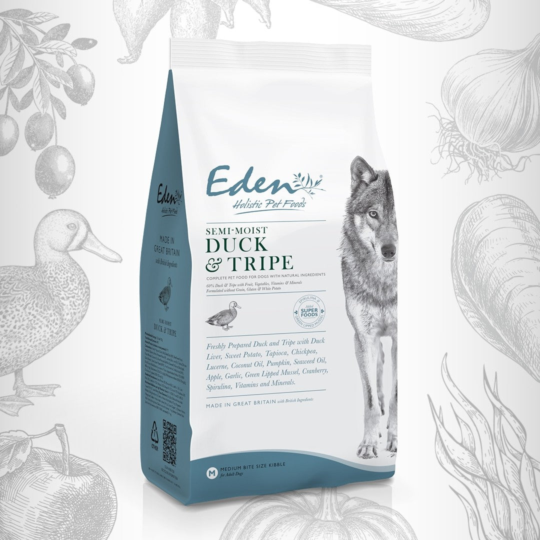 Eden Semi-Moist Duck & Tripe Adult Dry Dog Food