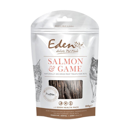 Eden Salmon and Game Treat for Dogs and Cats All Life Stages - 100g