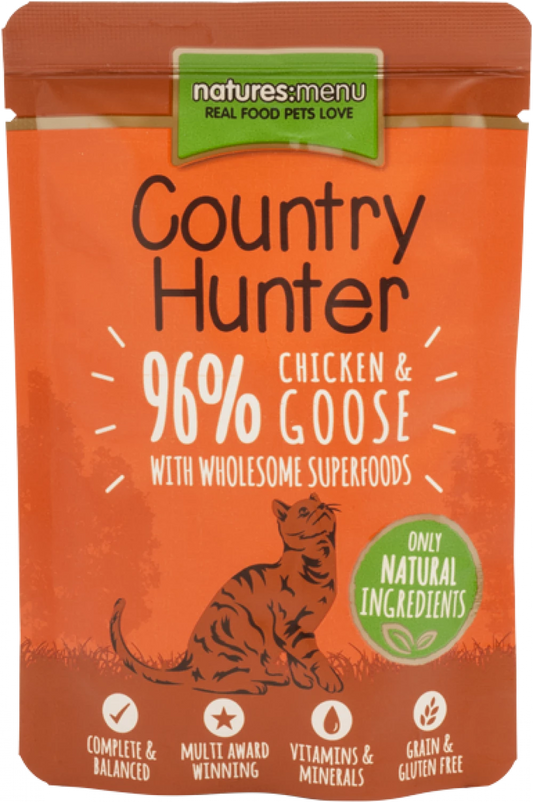 Natures Menu Country Hunter Chicken & Goose Cat Pouches