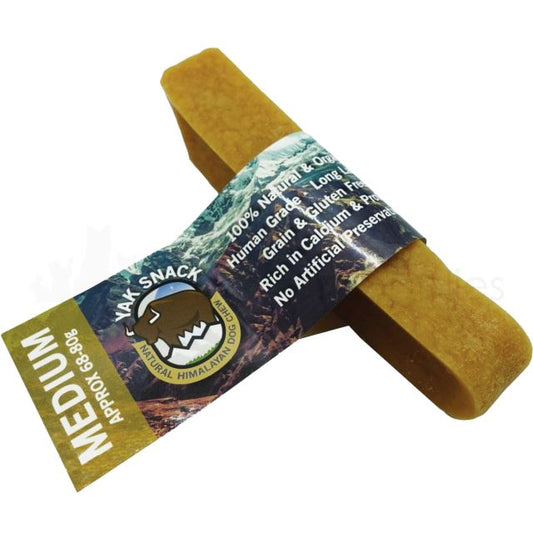 Yak Snack Dog Treats Chews Medium 68-80g