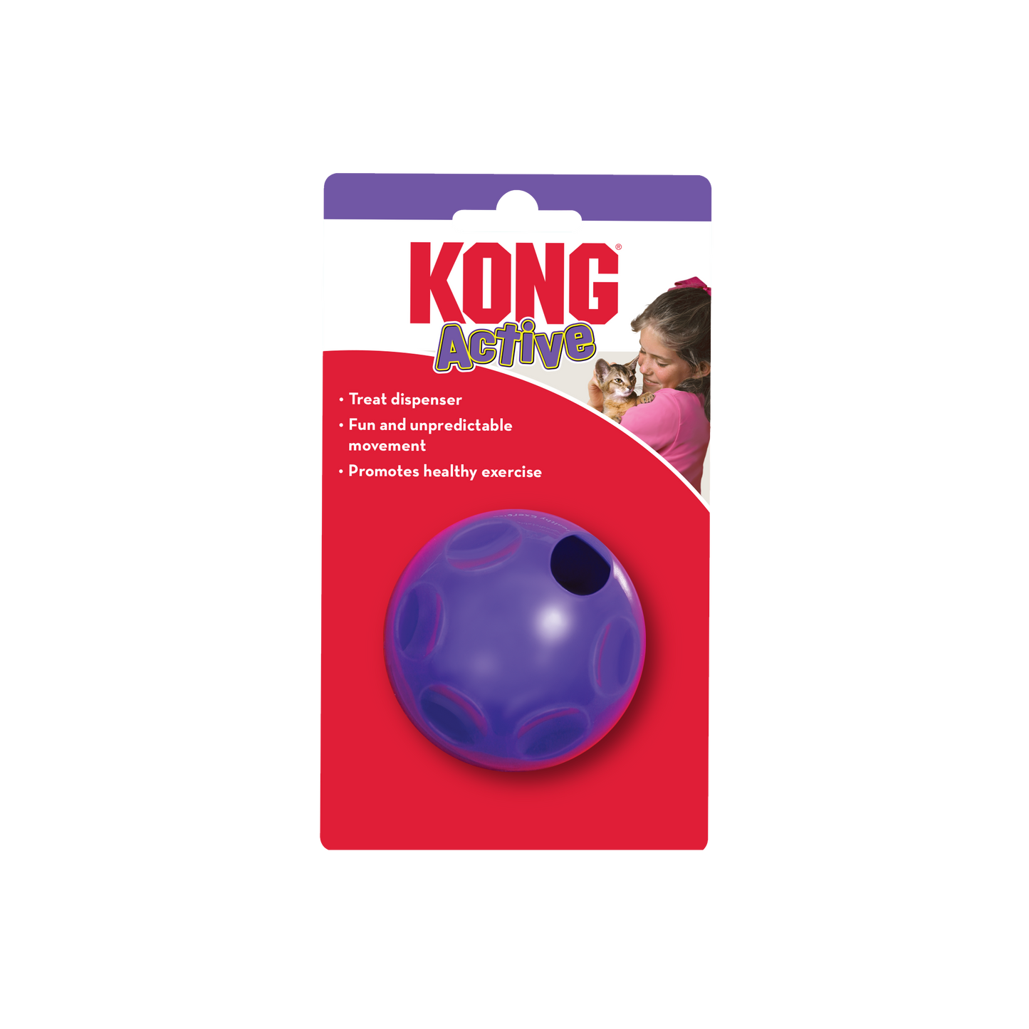 KONG Cat Treat Dispensing Cat Ball
