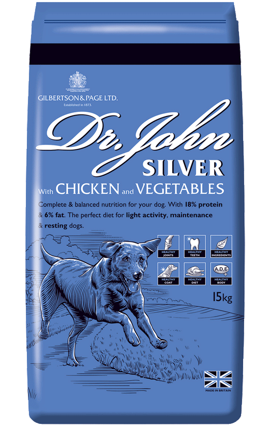 Dr John Silver Chicken with Vegetables Dry Dog Food 15kg