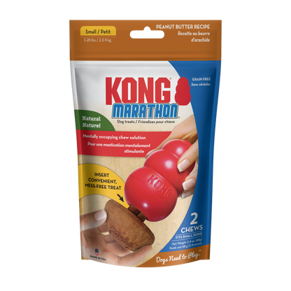KONG Marathon 2pk Peanut Butter Dog Treats