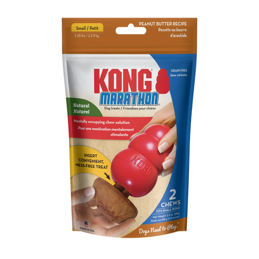 KONG Marathon 2pk Peanut Butter Dog Treats