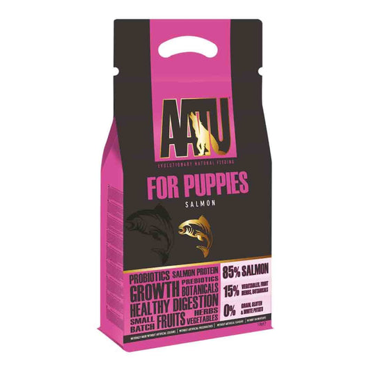 AATU 85/15 Grain Free Salmon Puppy Dry Dog Food
