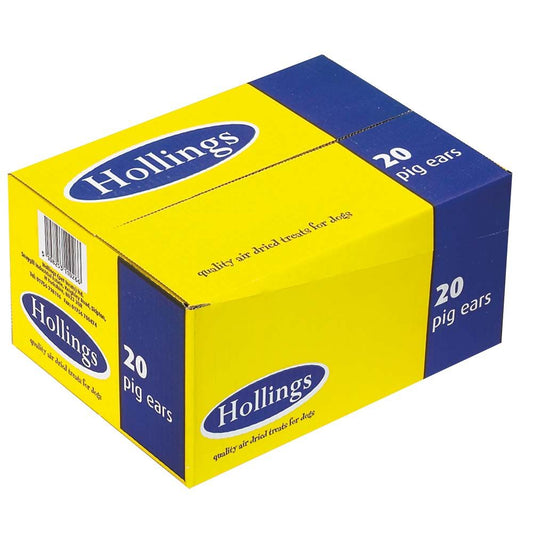 Hollings Pigs Ear 20 Pack
