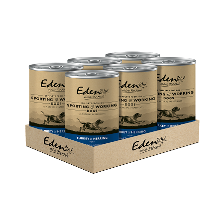 Eden Sporting & Working Turkey & Herring Wet Dog Food