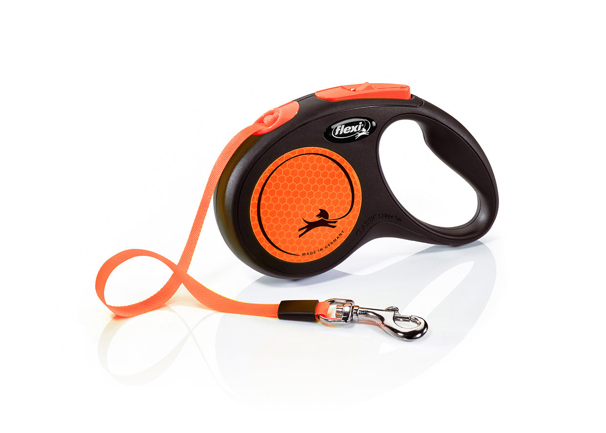 Flexi New Neon S Tape Dog Lead 5m