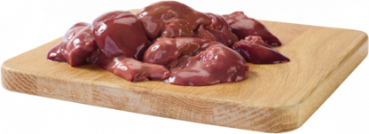 Natures Menu Frozen Raw Poultry Liver Chunks For Dogs 1kg