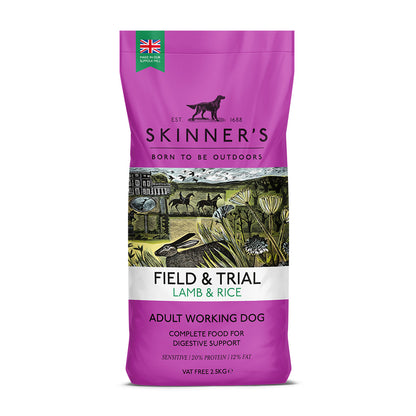 Skinner's Field & Trial Lamb & Rice Adut Working Dry Dog Food