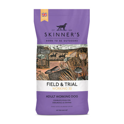 Skinner's Field & Trial Working 30 Adut Working Dry Dog Food 15kg