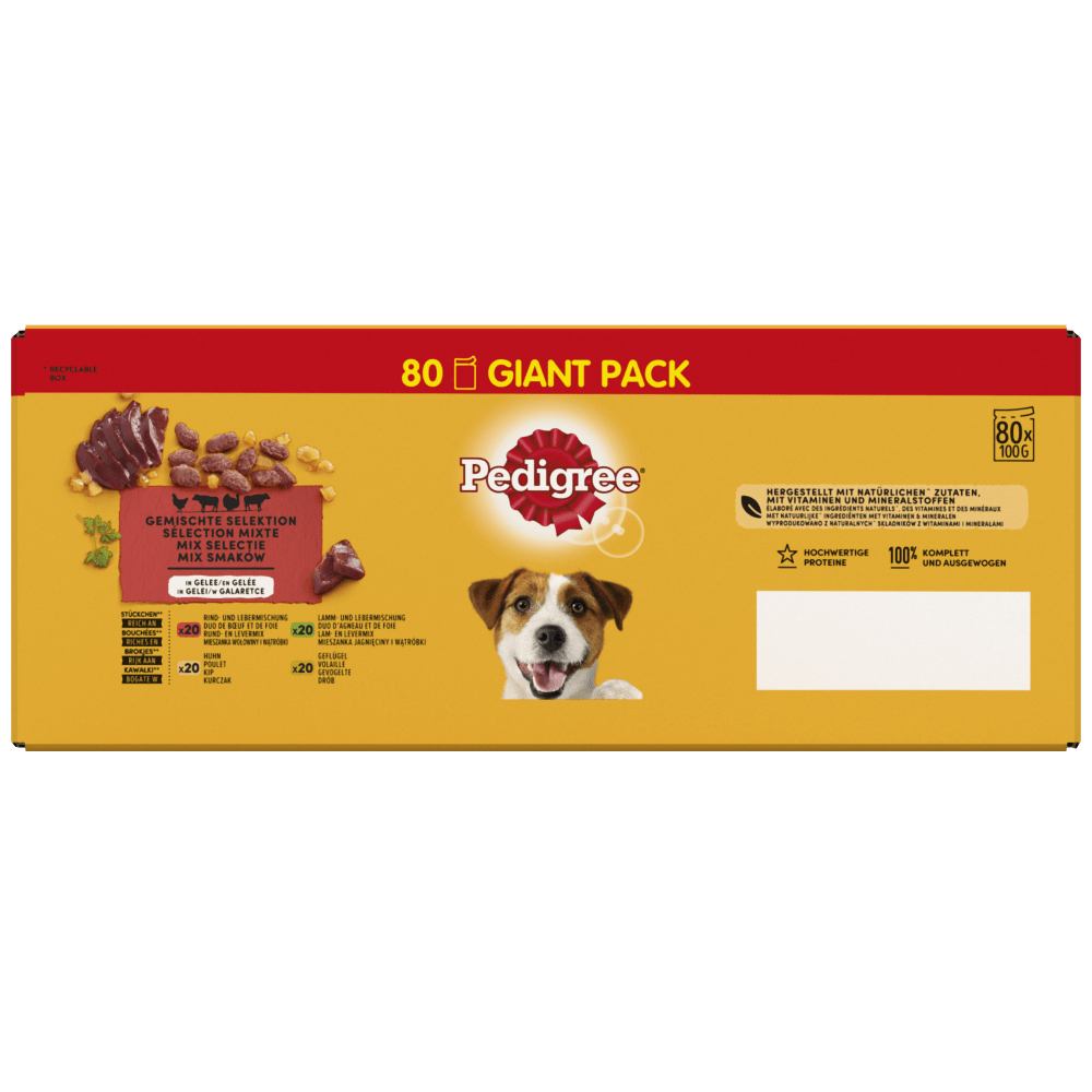 Pedigree Mixed Selection in Jelly Adult Wet Dog Food