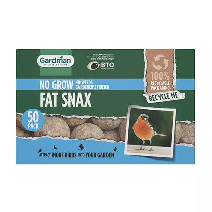 Gardman No Grow Fat Snax Bird Food 50 box