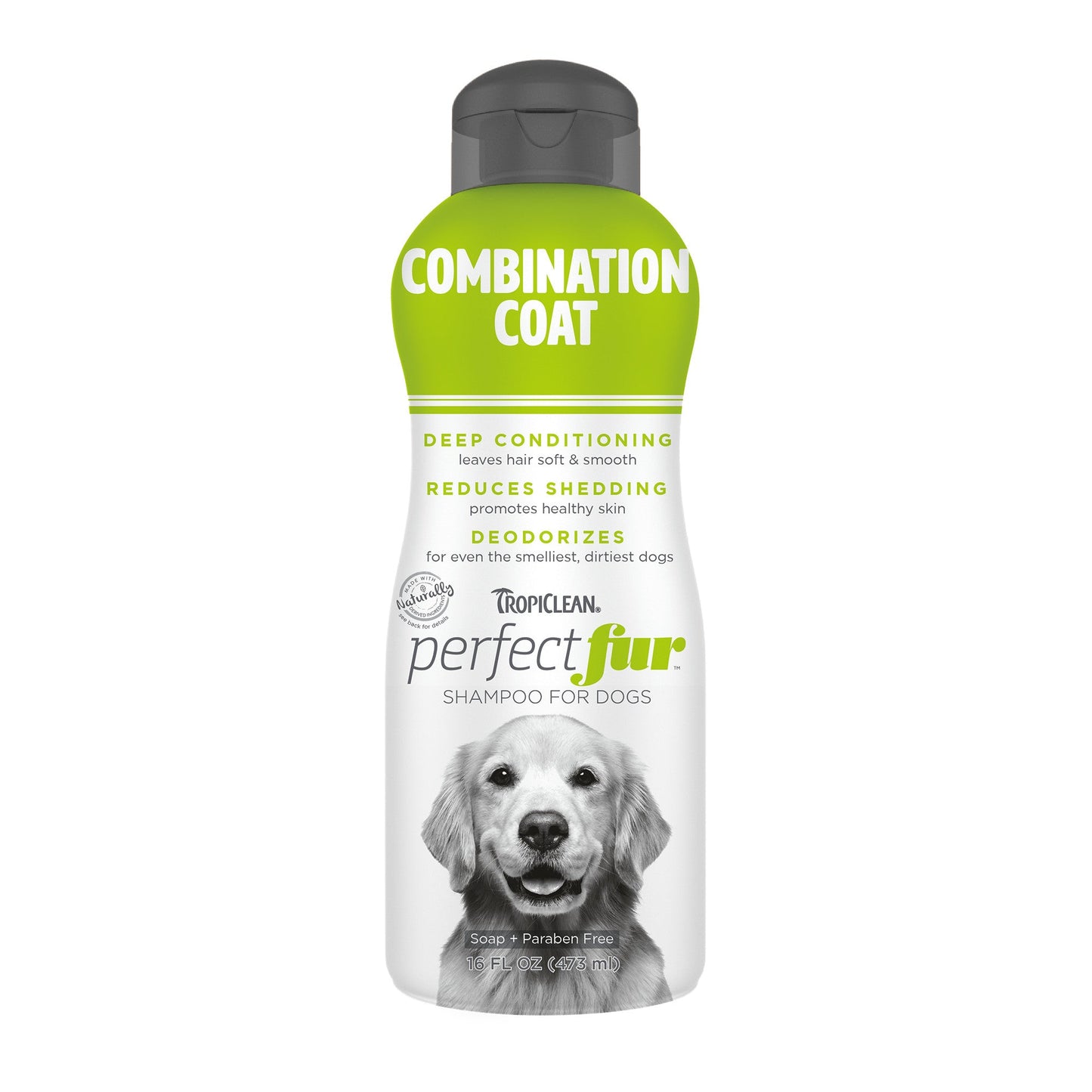 TropiClean Combination Coat Shampoo for Dogs 473ml