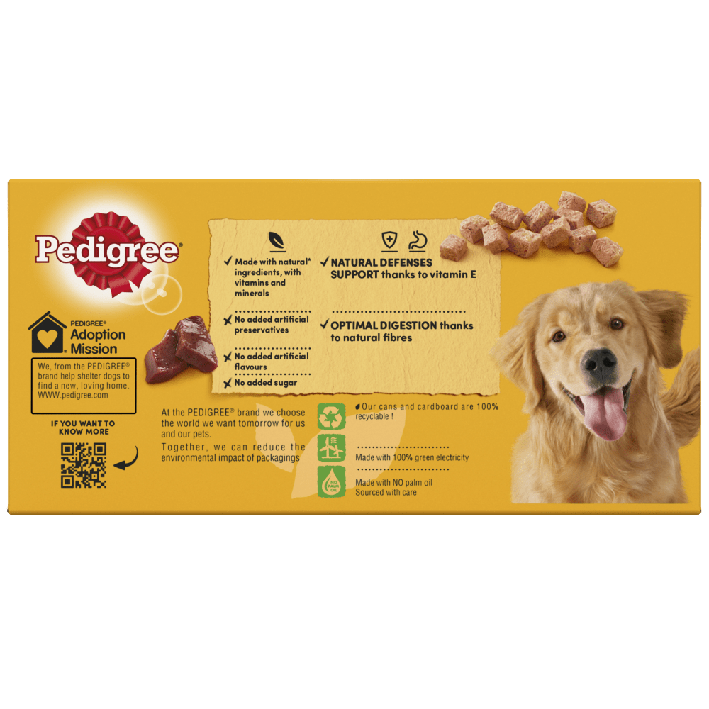 Pedigree Chunks in Loaf Adult Wet Dog Food 6 x 400g