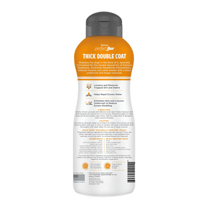 TropiClean Thick Double Coat Shampoo for Dogs 473ml