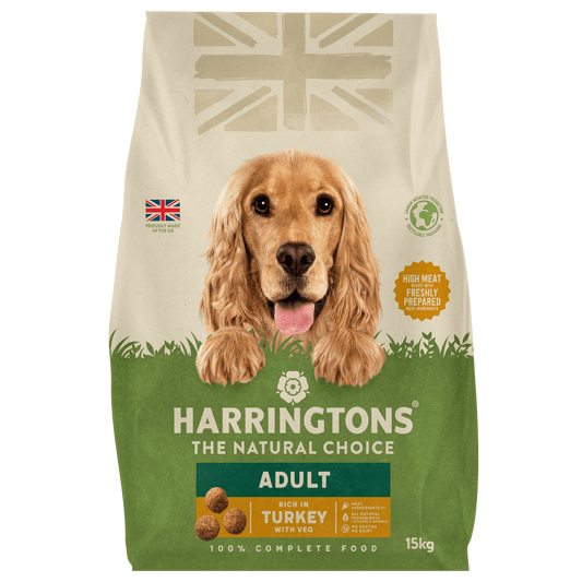 Harringtons Rich in Turkey & Rice Adult Dry Dog Food 15kg