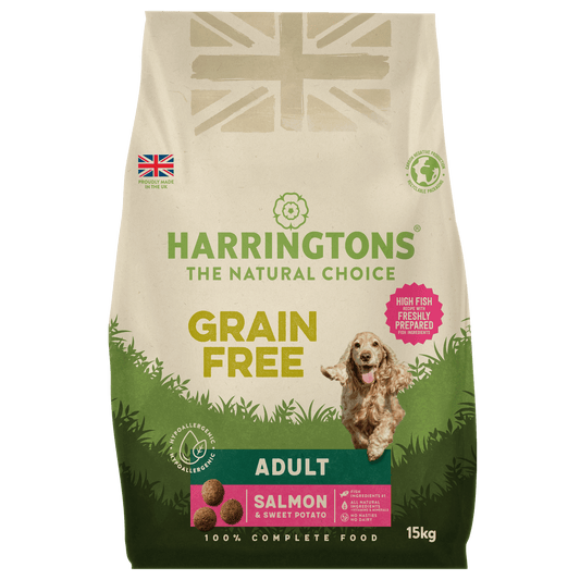Harringtons Grain Free Salmon & Sweet Potato Adult Dry Dog Food