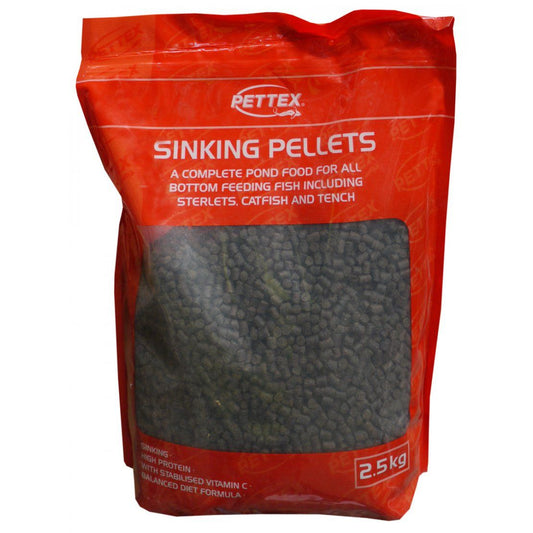 Pettex Sinking Bottom Feeder Pellets Fish Food 2.5kg