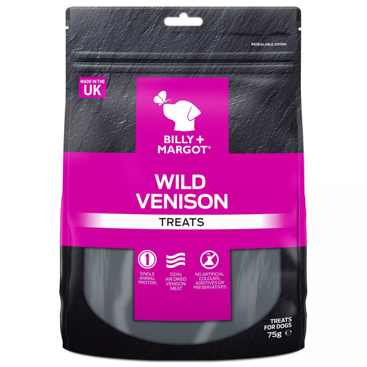Billy & Margot Venison Dog Treats 75g