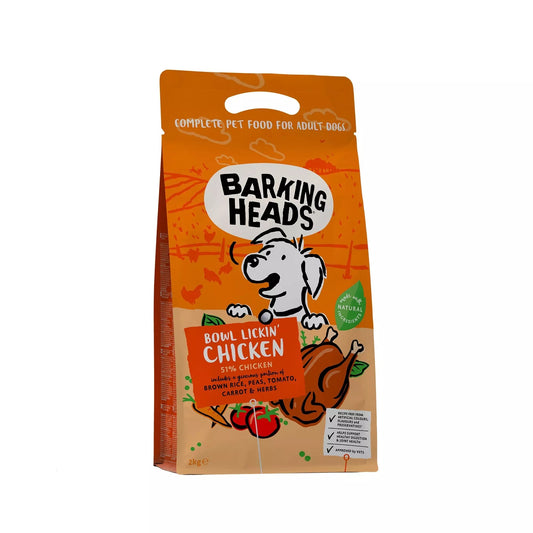 Barking Heads Bowl Lickin' Chicken Adult Dry Dog Food 2kg
