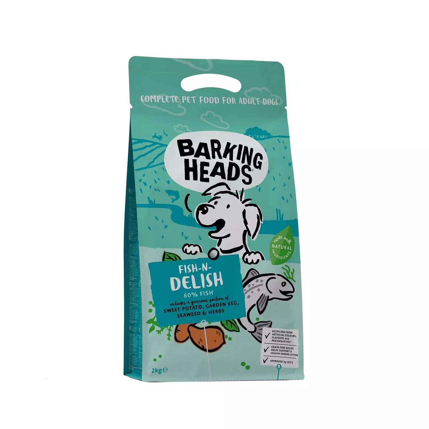Barking Heads Fish N Delish Adult Dry Dog Food