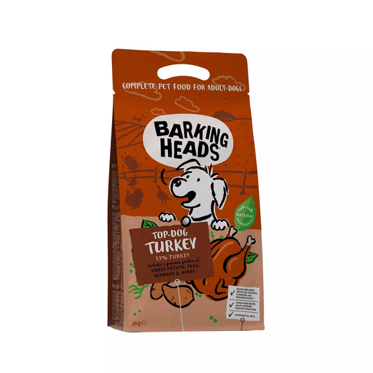 Barking Heads Top Dog Turkey Adult Dry Dog Food