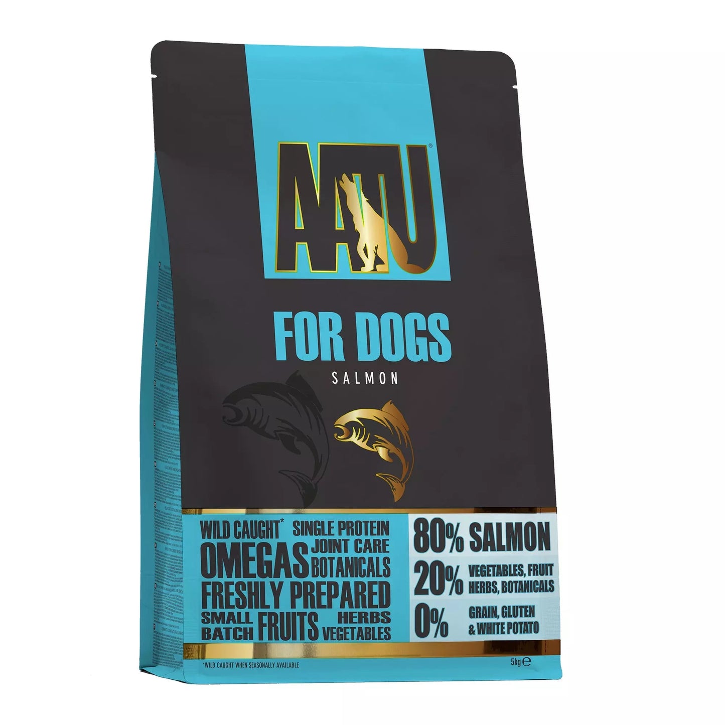 AATU 80/20 Grain Free Salmon Adult Dry Dog Food