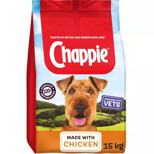 Chappie Complete Chicken & Wholegrain Dry Dog Food 15kg