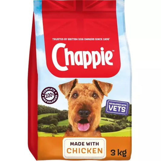 Chappie Complete Chicken & Wholegrain Dry Dog Food 3kg