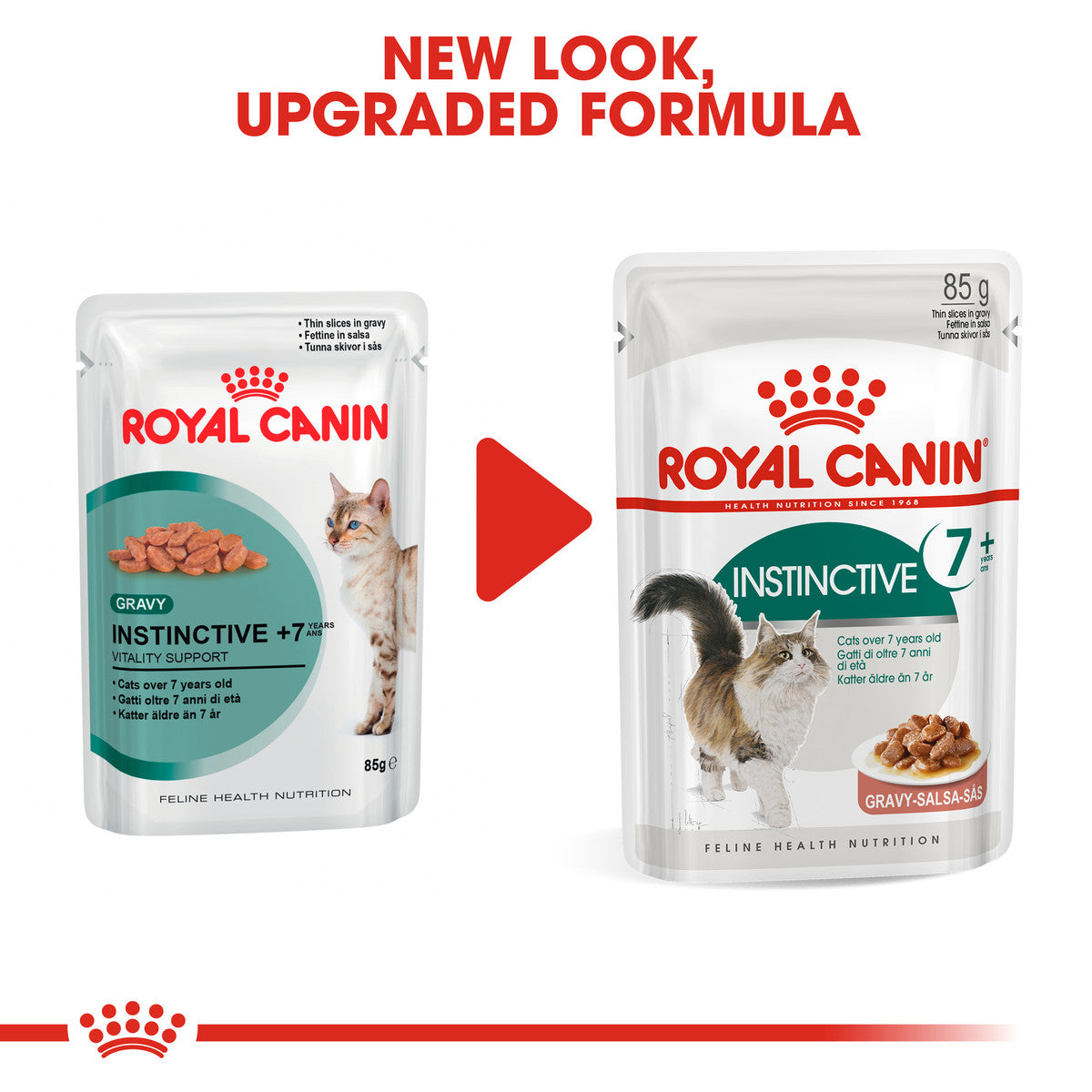 Royal Canin Adult Instinctive 7+ Chunks In Gravy Wet Cat Food
