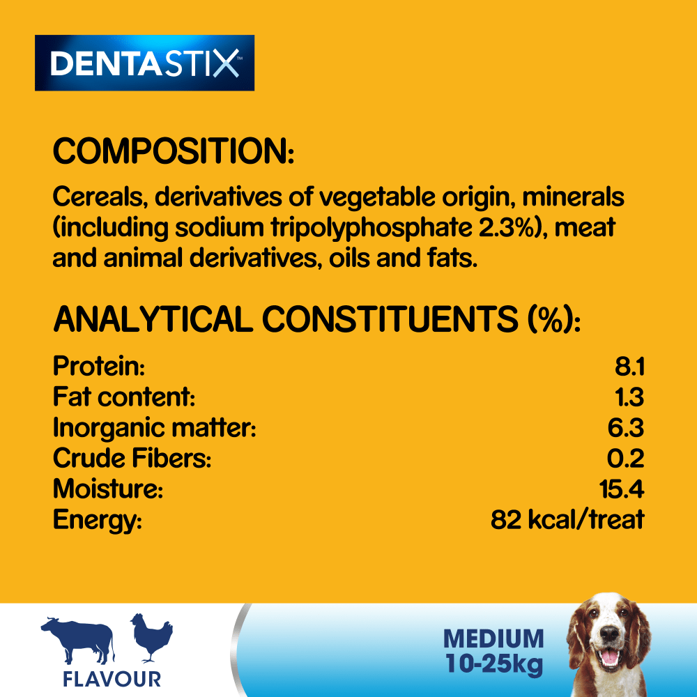 Pedigree Dentastix Daily Dental Chews Medium Dog Treats
