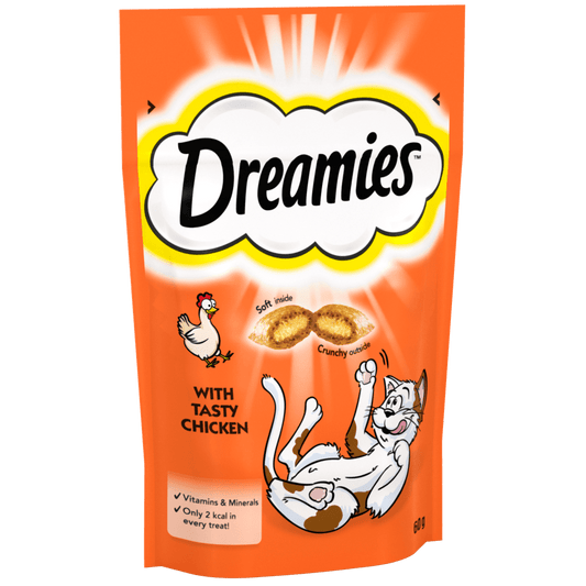 Dreamies with Tasty Chicken Cat Treats