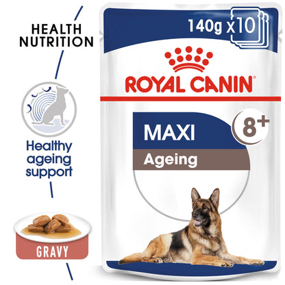 Royal Canin Senior Maxi Ageing 8+ Chunks In Gravy Wet Dog Food