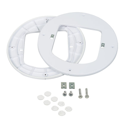 Petsafe Installation Adaptor for Microchip & Manual-Locking Cat Flap White
