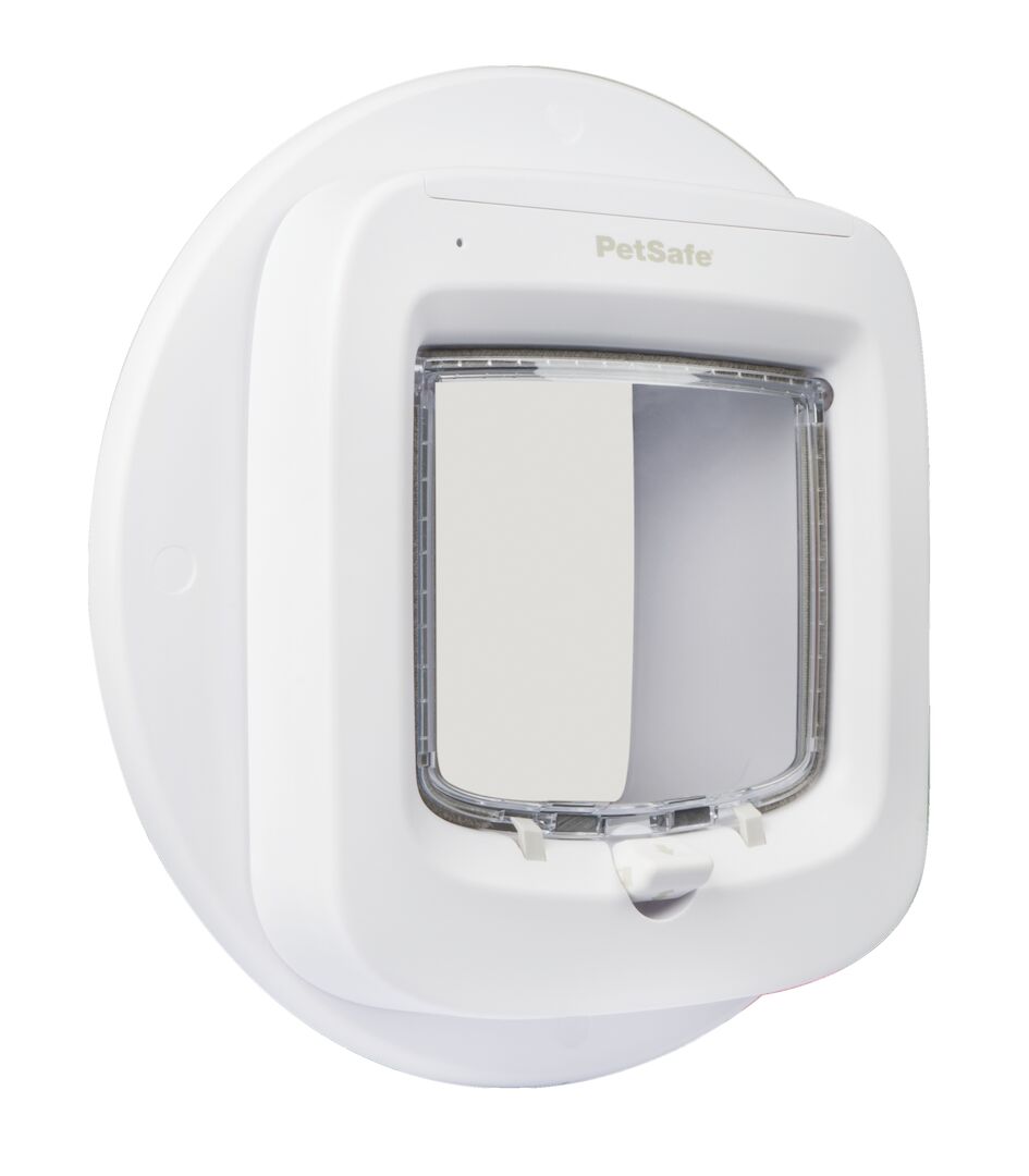 Petsafe Installation Adaptor for Microchip & Manual-Locking Cat Flap White