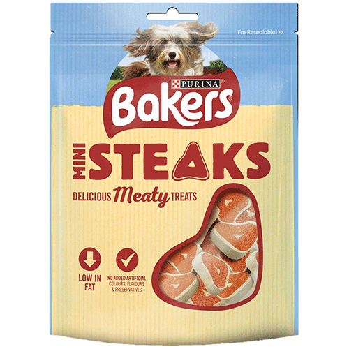 Bakers Mini Steaks 150g	