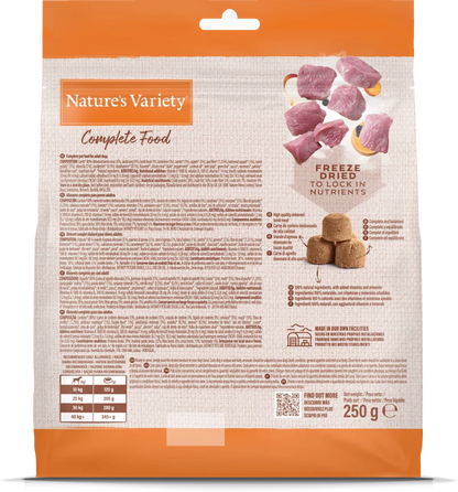 Nature's Variety Complete Freeze Dried Food Lamb For Adult Medium/Maxi Dog 250g