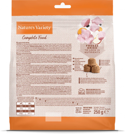 Nature's Variety Complete Freeze Dried Food Turkey For Adult Medium/Maxi Dog 250g