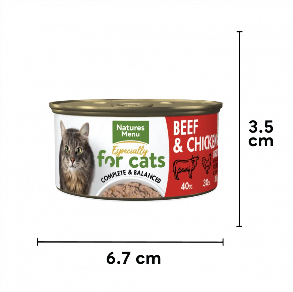 Natures Menu Mixed Multipack Adult Cat Food Pouches 12 x 100g