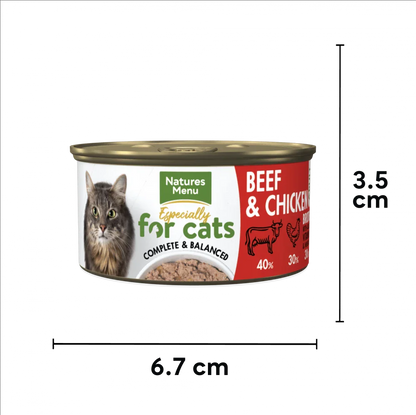 Natures Menu Mixed Multipack Adult Cat Food Pouches 12 x 100g