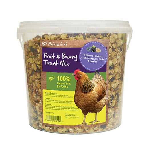 Nature's Grub Fruit & Berry Poultry Treat Mix 1.2kg