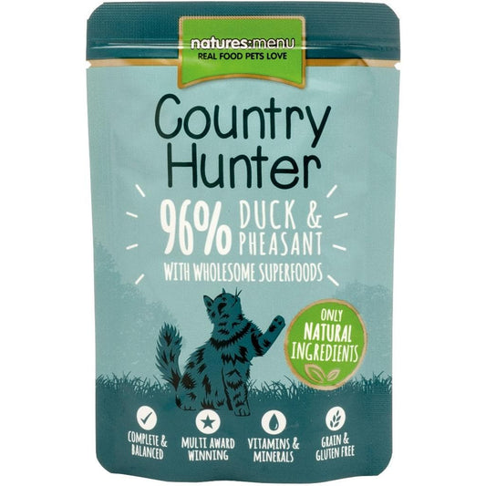 Natures Menu Country Hunter Duck & Pheasant Cat Pouches
