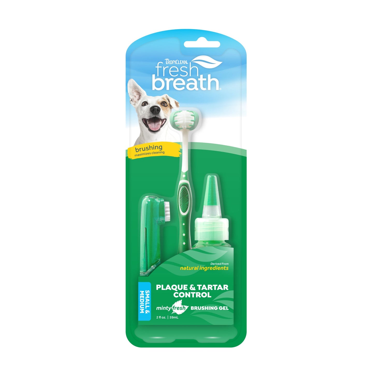 TropiClean Oral Care Kit for Small/Medium Dogs
